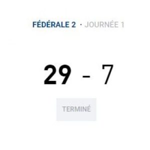 Seniors (1ère J) : Beaumont de Lomagne/R3CA, les résultats